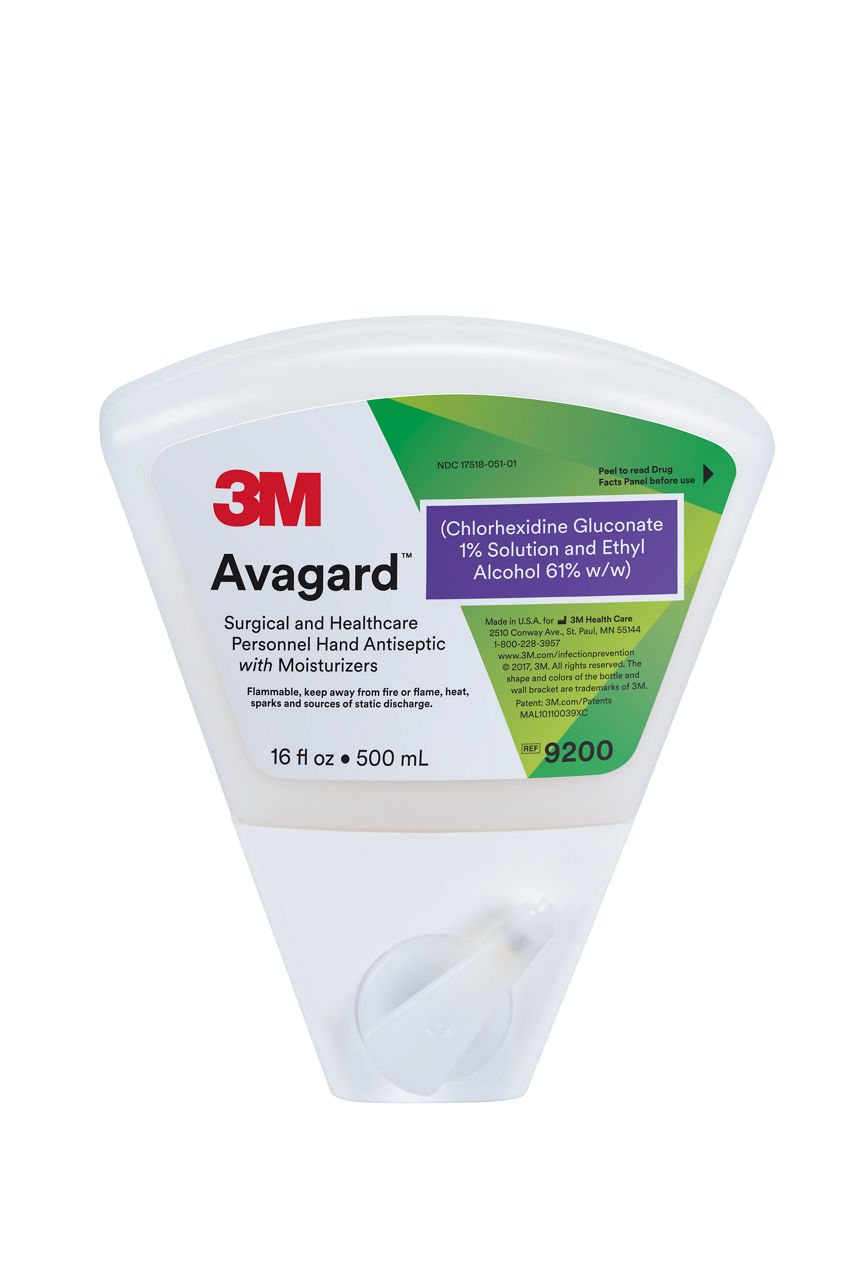 3M™ Avagard™ Surgical and Healthcare Personnel Hand Antiseptic with Moisturizers, 9200, 500 mL