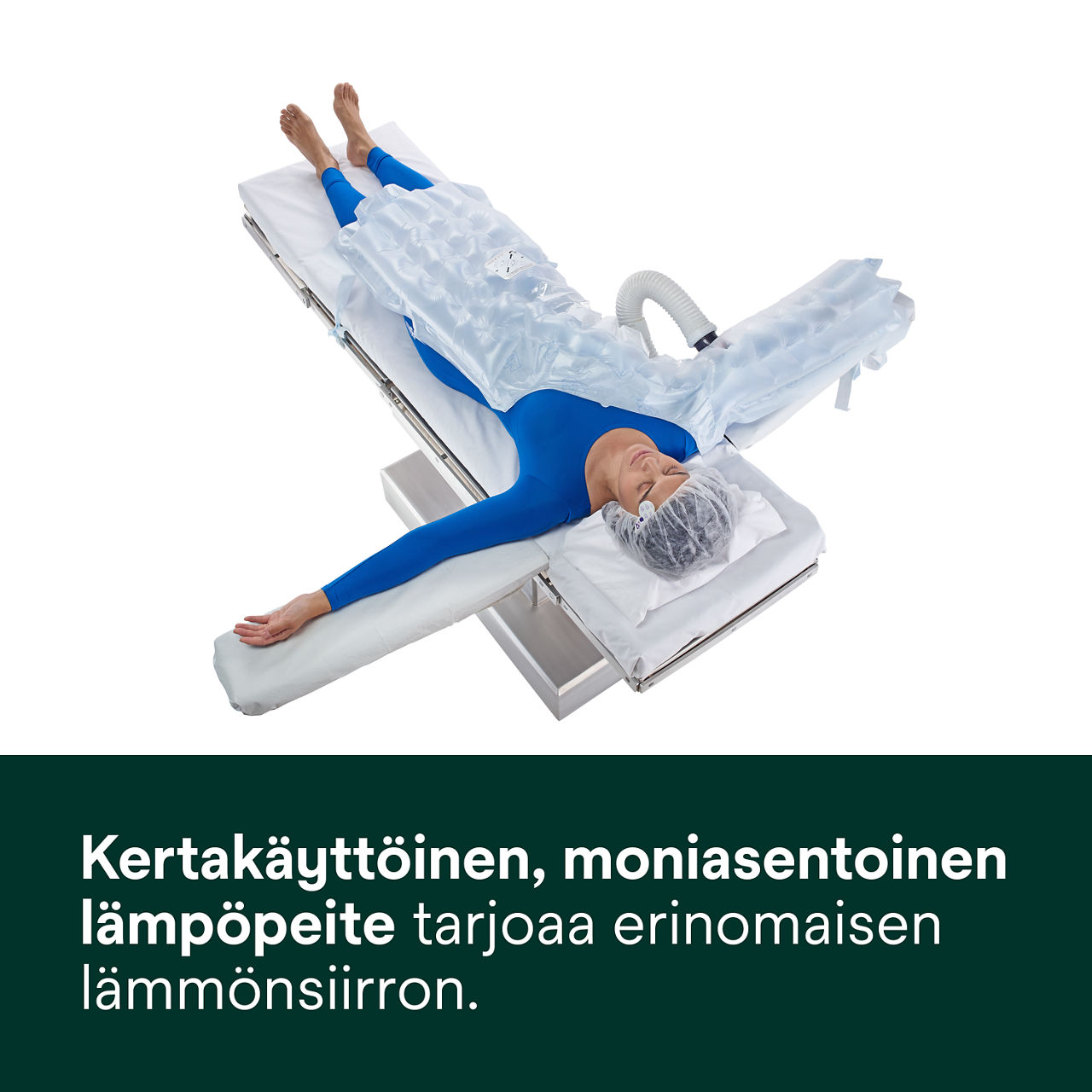 1 - Bair Hugger -lämpöpeite 622: Kertakäyttöinen, moniasentoinen lämpöpeite