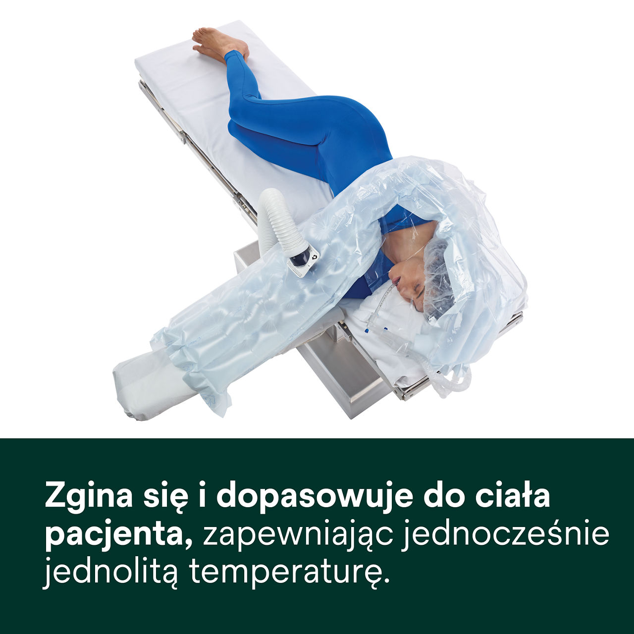 3 - Bair Hugger varmeteppe 622: Dopasowuje się i przylega do ciała pacjenta