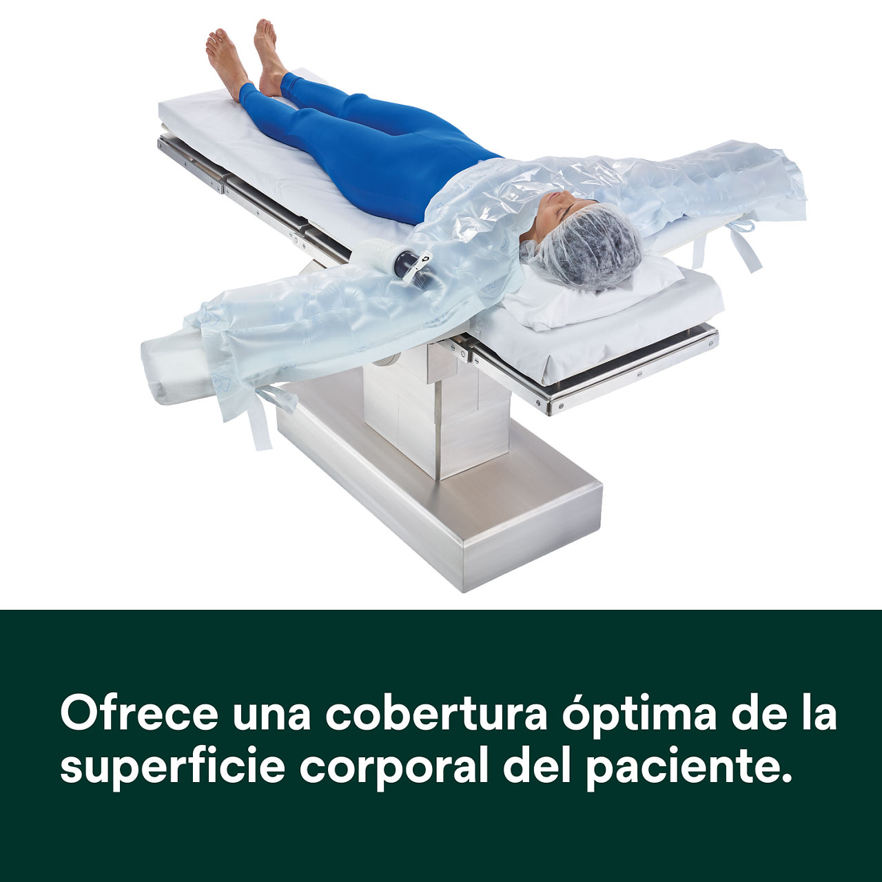 4 - Manta de Calentamiento Bair Hugger 622: Ofrece una cobertura óptima del cuerpo del paciente.
