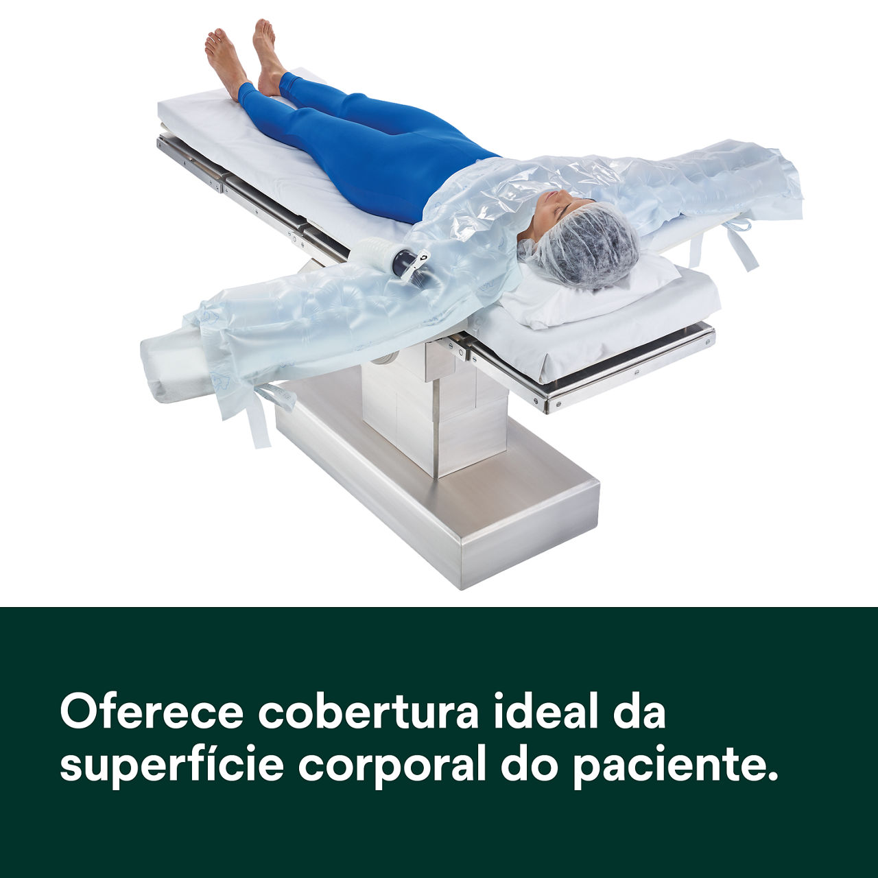 4 - Manta de Aquecimento Bair Hugger 622: Oferece cobertura ideal da superfície corporal do paciente