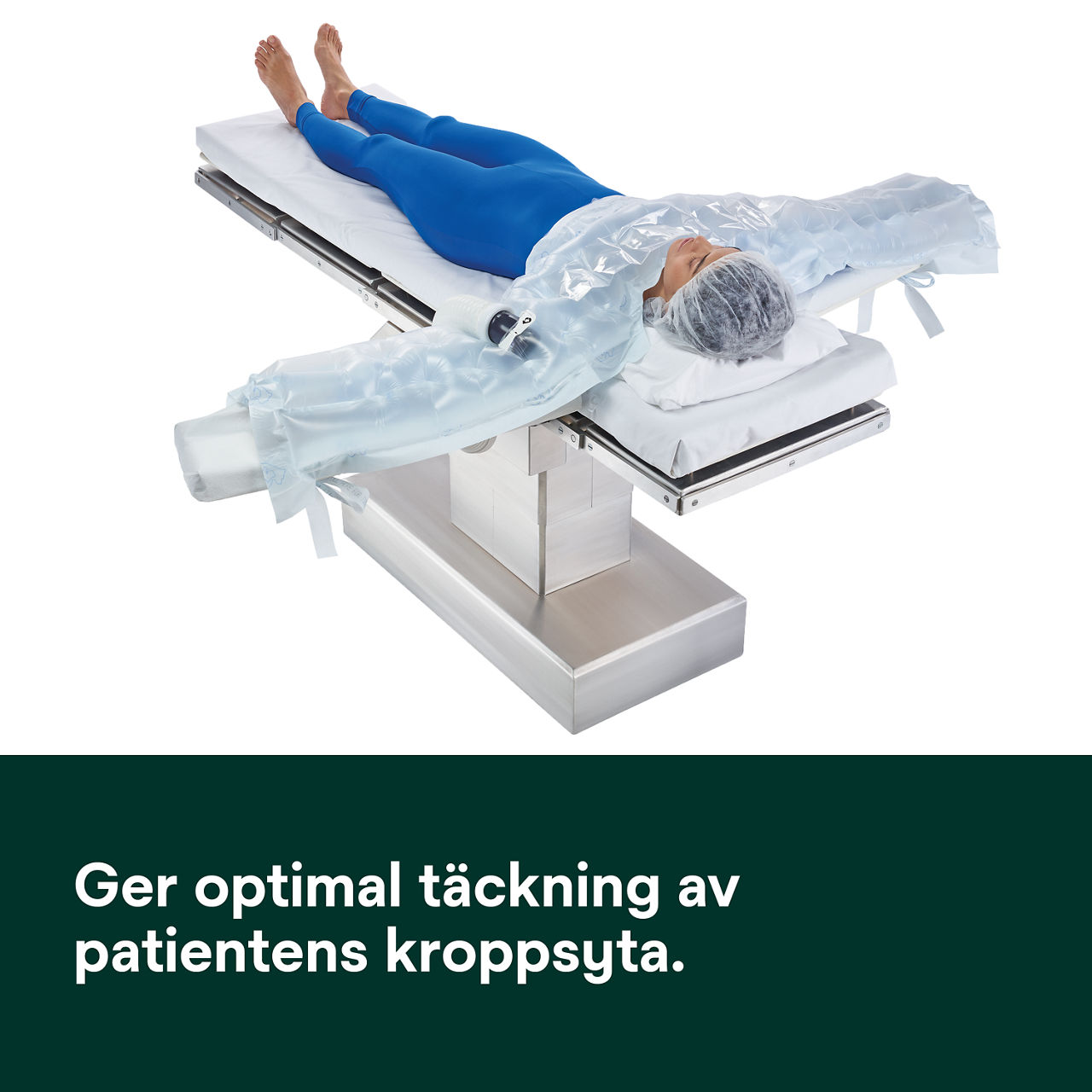 4 - Bair Hugger värmetäcke 622: Erbjuder optimal kroppstäckning för patienten