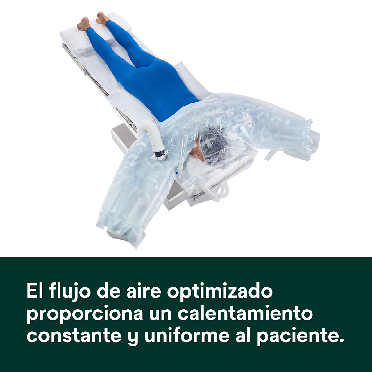 5 - Manta de Calentamiento Bair Hugger 622: Flujo de aire optimizado
