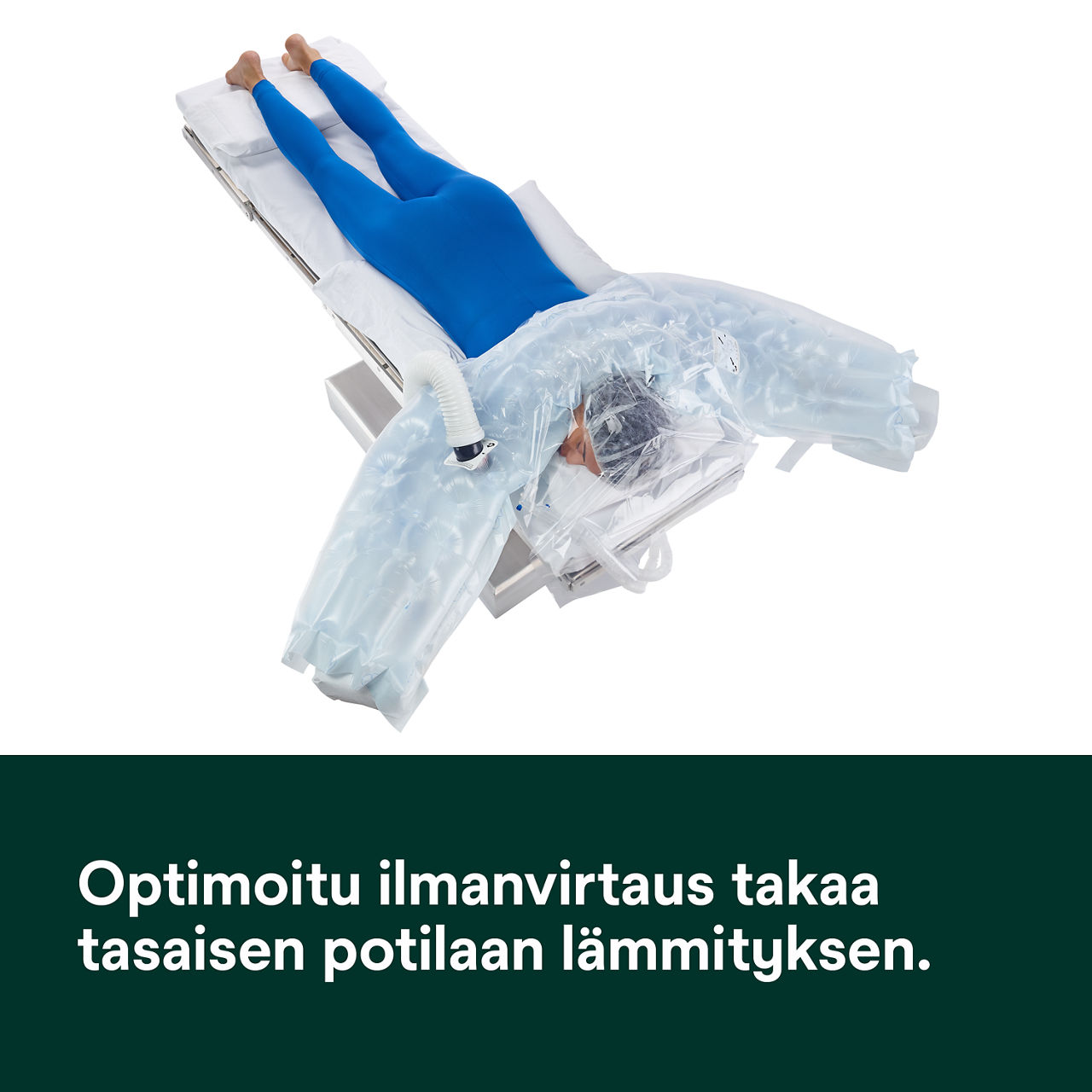 5 - Bair Hugger -lämpöpeite 622: Optimoitu ilmavirtaus