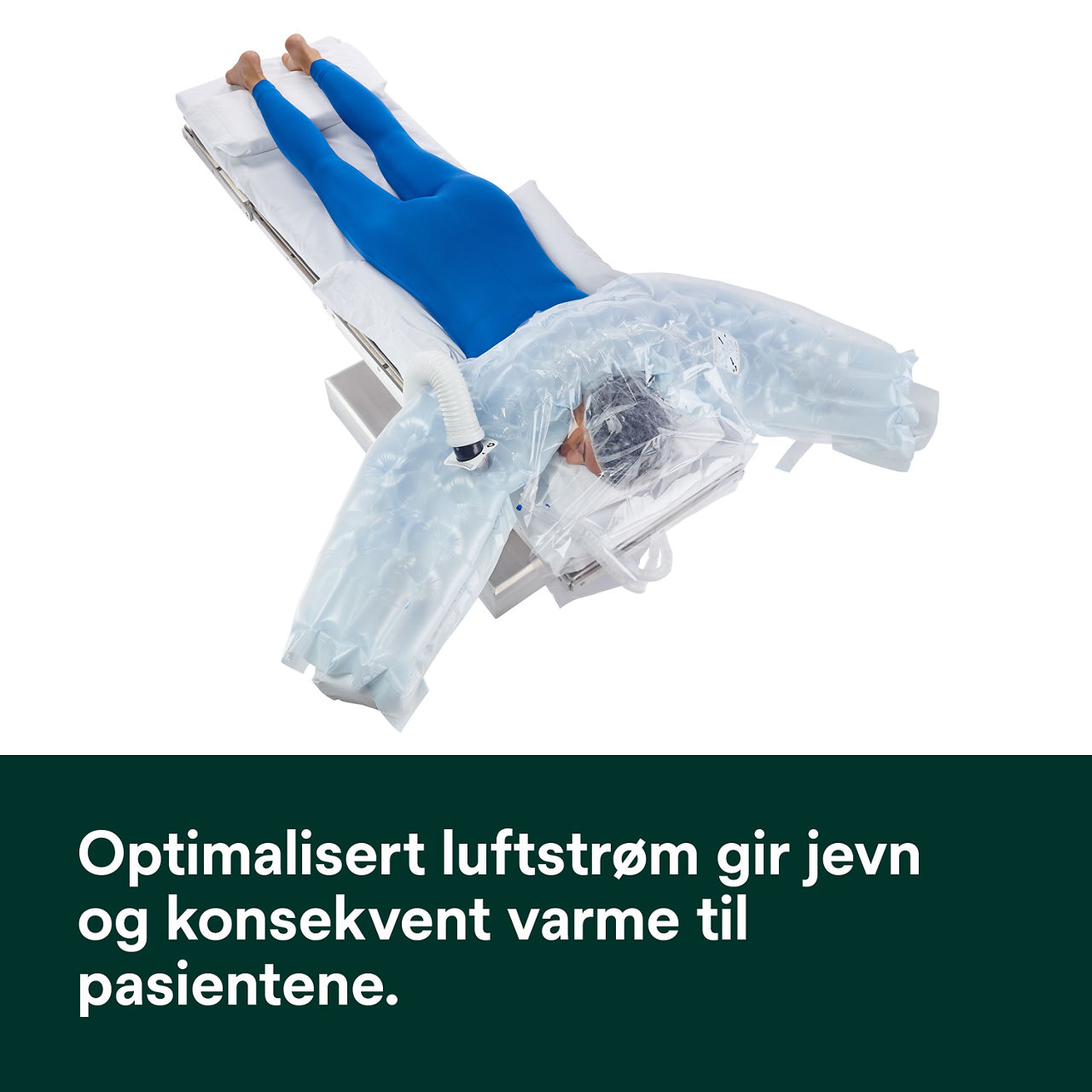 5 - Bair Hugger varmeteppe 622: Optimalisert luftstrøm