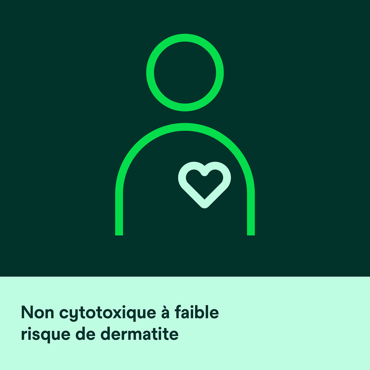 (2) Cavilon Advanced : Non cytotoxique avec un faible potentiel de dermatite