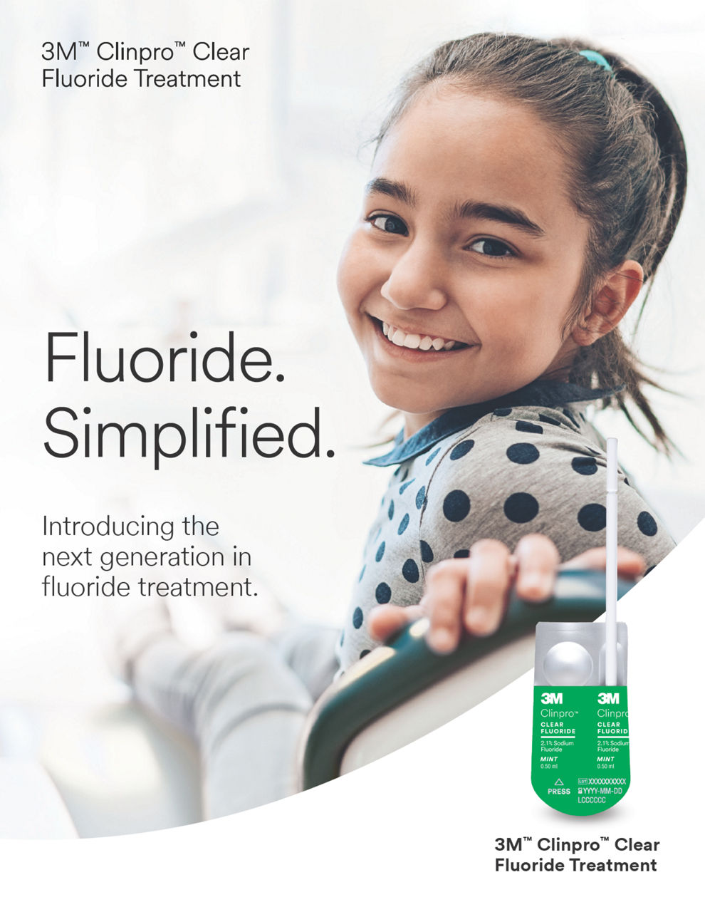 3M Clinpro Clear Fluoride Treatement Sales Brochure, EN GBL, ADA PDF