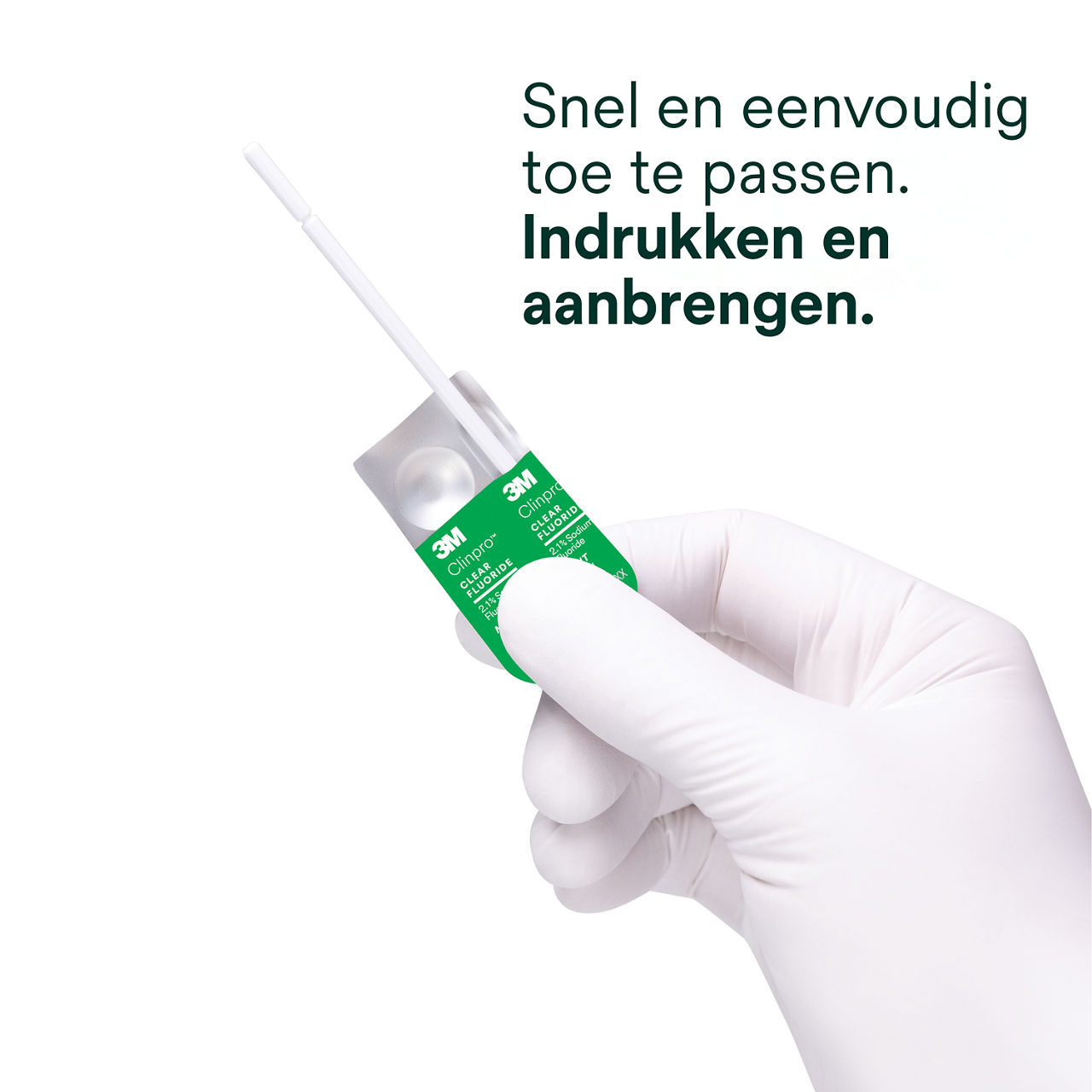 Clinpro Clear, Mint: Snel en eenvoudig aanbrengen, gewoon aanraken en gaan