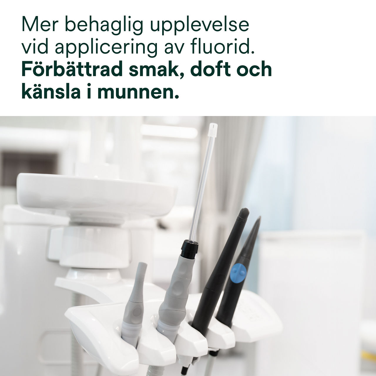 Clinpro Clear Fluoridbehandling: Sugserievänlig formula