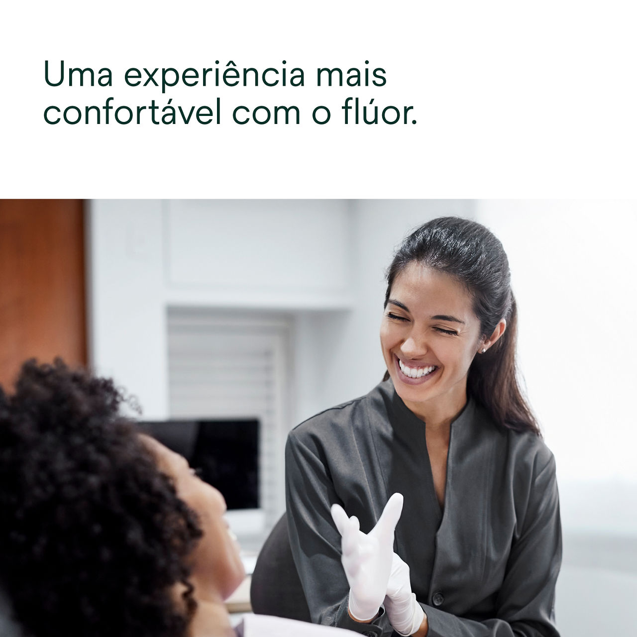 Clinpro Clear Tratamento com Fluoreto: Uma experiência com fluoreto mais confortável, com melhor cheiro e sabor.