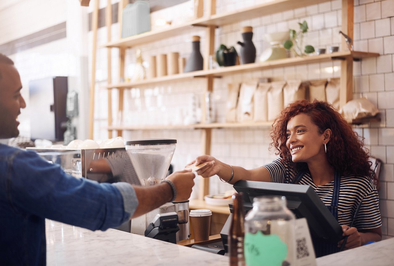 Staff at a café