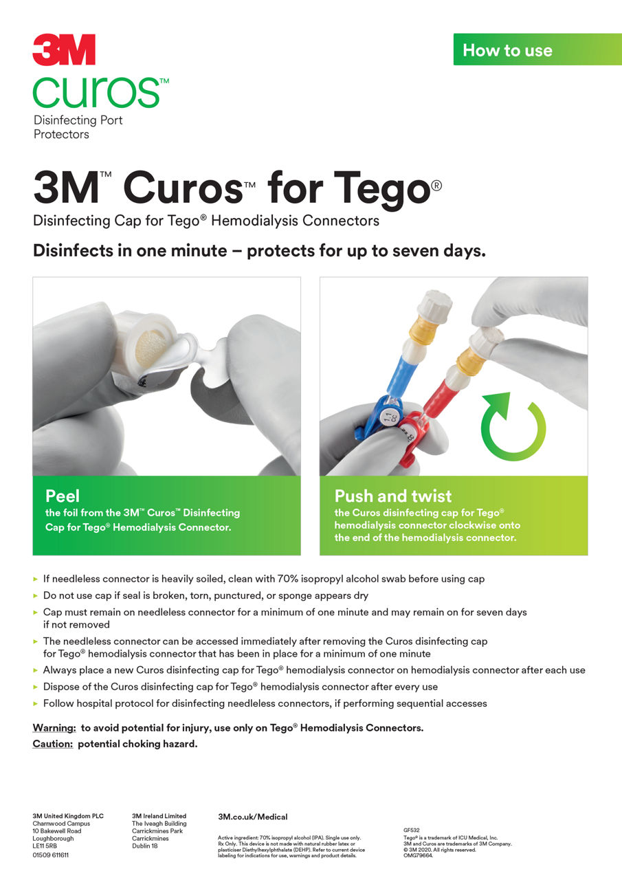 3M™ Curos™ How To Use Tego Poster UK