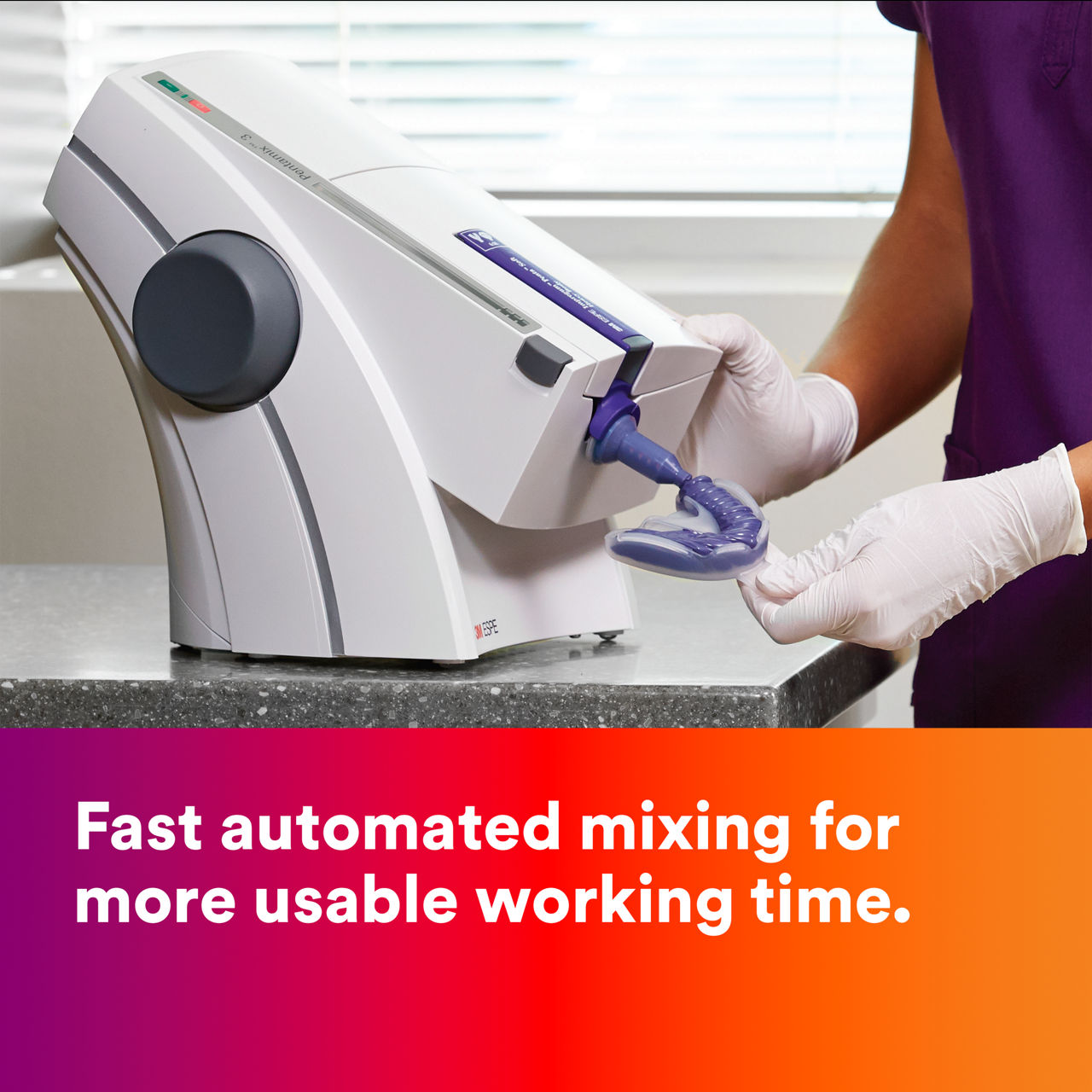 1 - Pentamix™ 3: Fast automated mixing for more usable working time