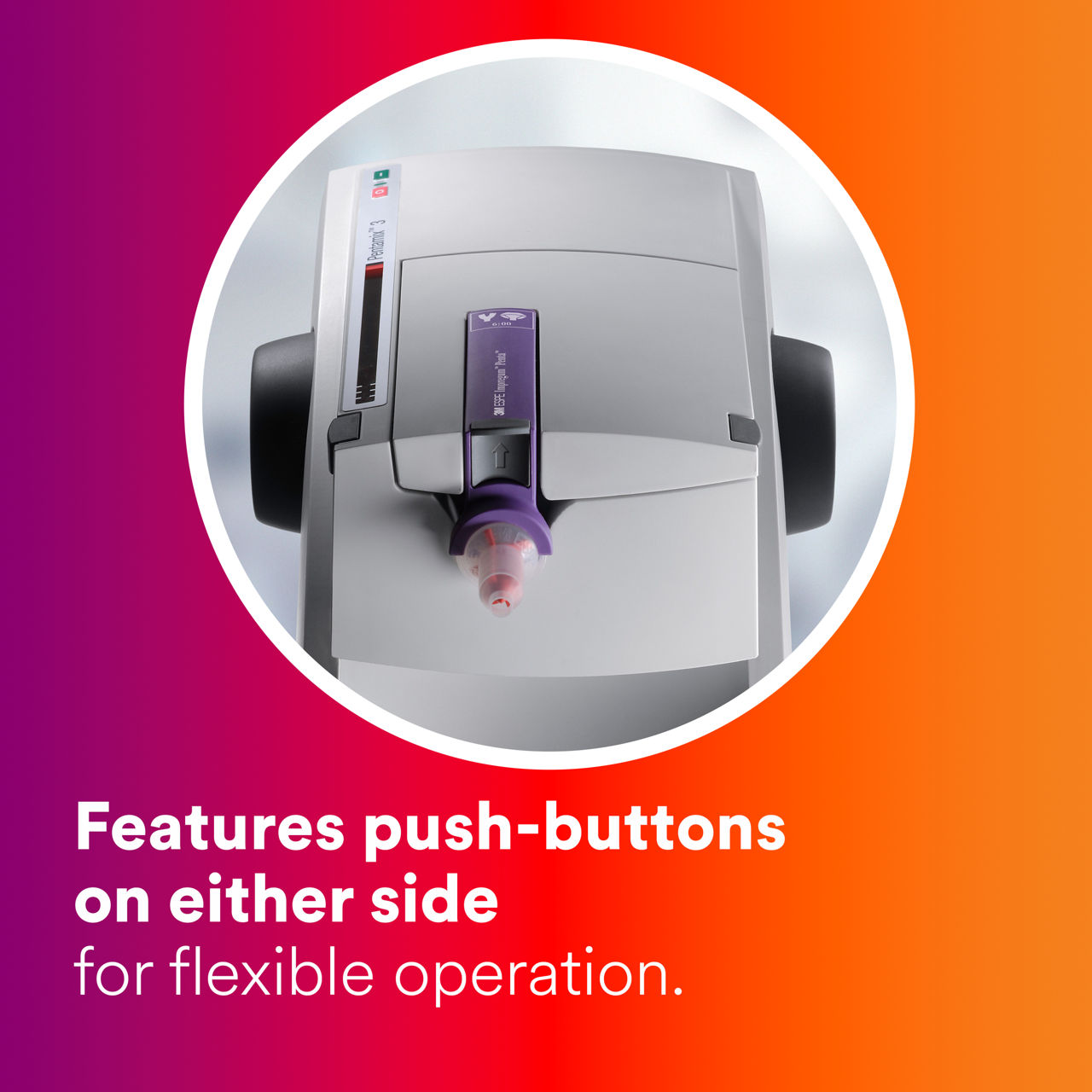 2 - Pentamix™ 3: Features push-buttons on either side for flexible operation