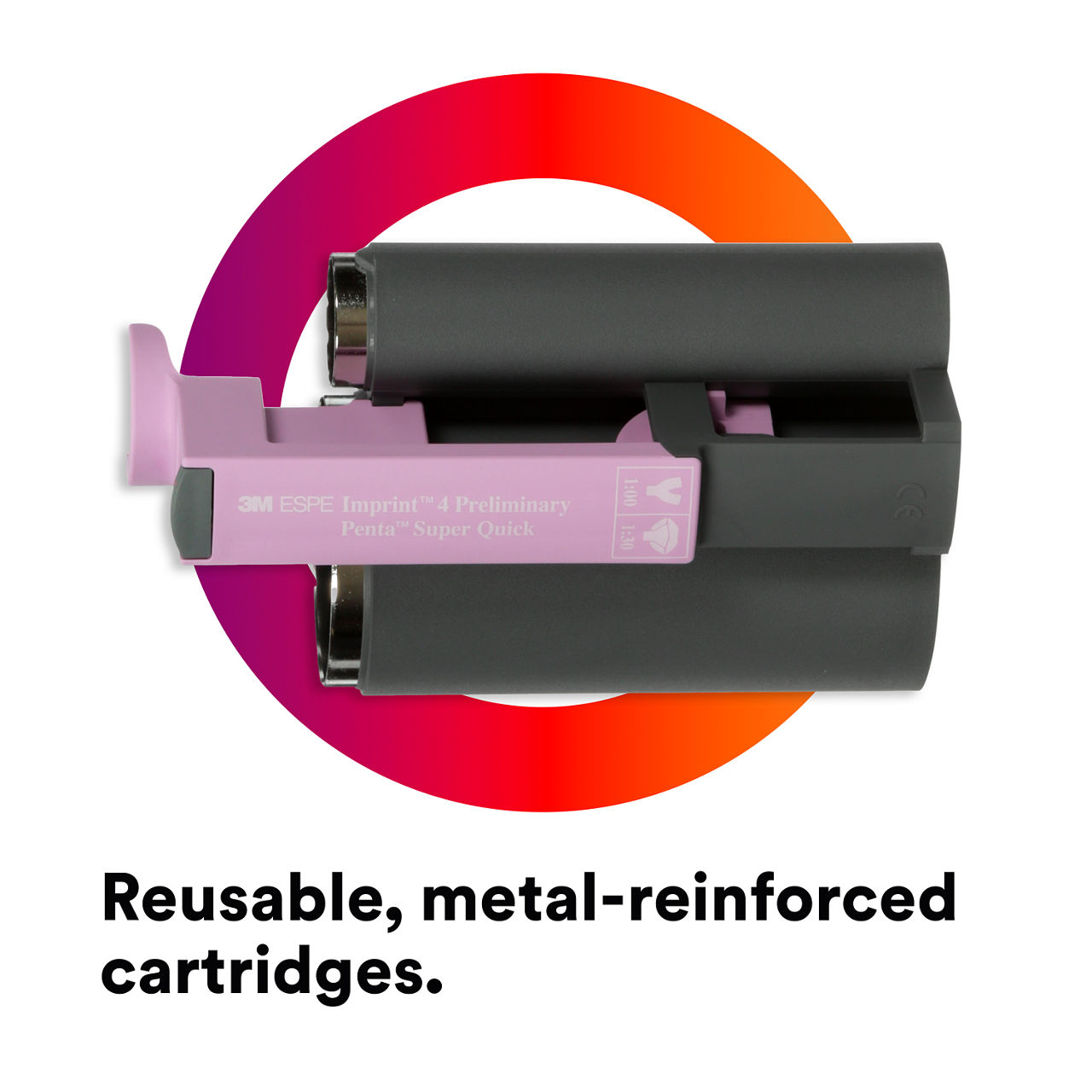 1 - Penta Universal Cartridge Imprint 4 Preliminary: Reusable, metal reinforced cartridges