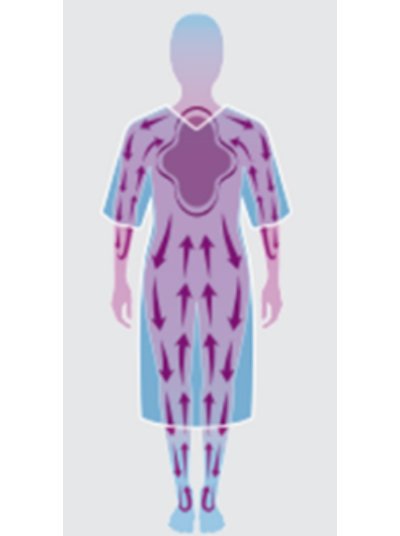 描绘麻醉在身体上效果的图像，背景为白色