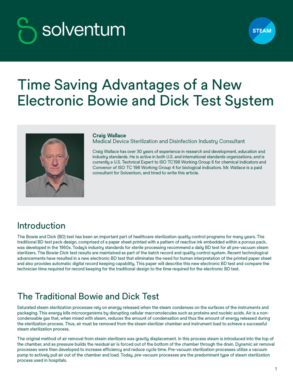 3M™ Attest™ eBowie-Dick Time Saving Advantages White Paper