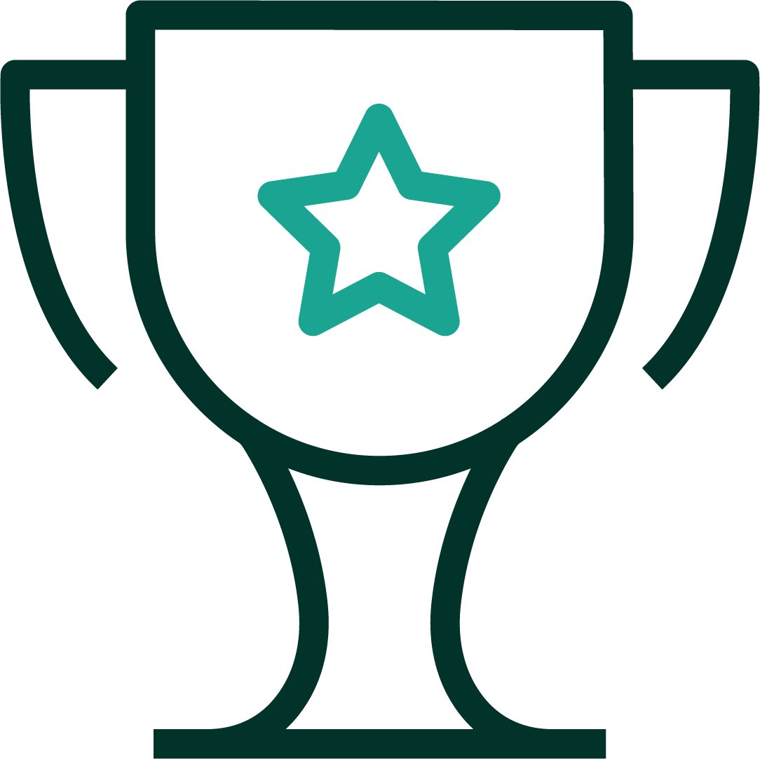 Icon of a trophy.