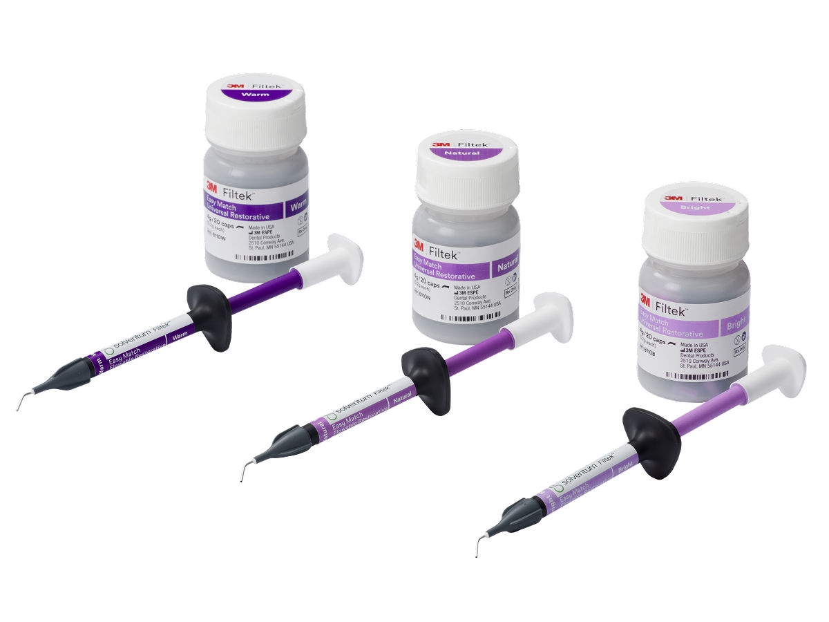 Filtek Easy Match Flowable Restorative complements Filtek Easy Match Universal Restorative.