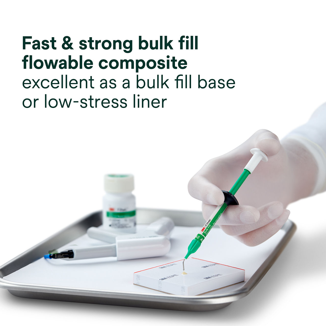 (1) 3M™ Filtek™ Bulk Fill Flowable Restorative Capsule: Fast & strong bulk fill flowable composite