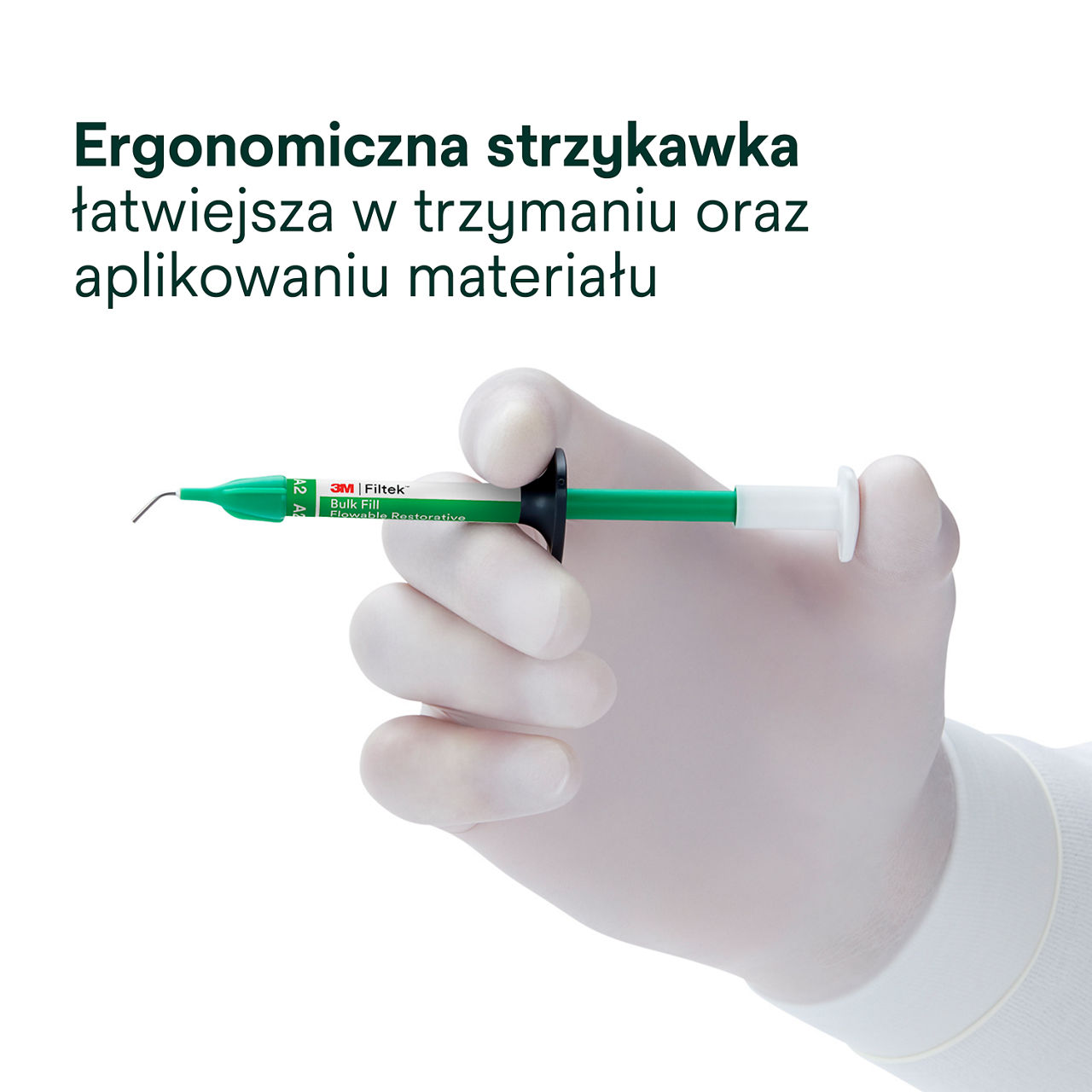 3- Filtek Bulk Fill Flowable Syringe: Ergonomiczna strzykawka -