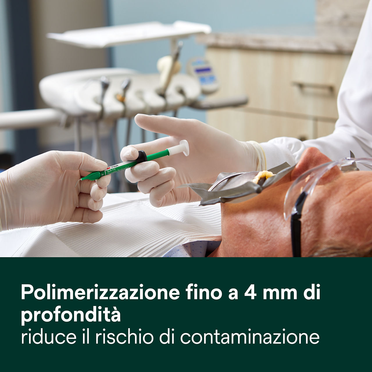 4- Filtek Bulk Fill Flowable Siringa: Polimerizzazione fino a 4 mm di profondità