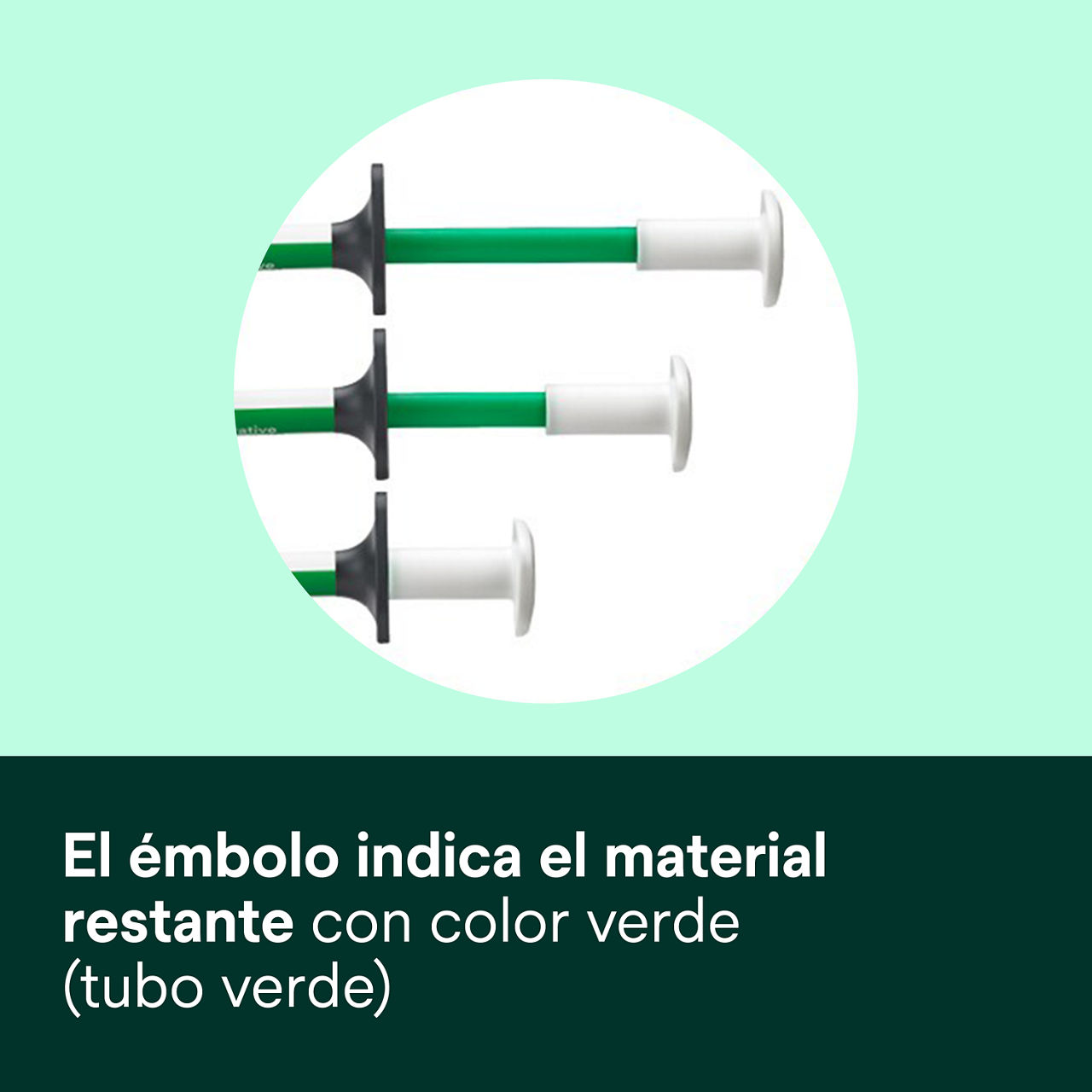6- Filtek Bulk Fill Flowable Syringe: El émbolo indica el material restante