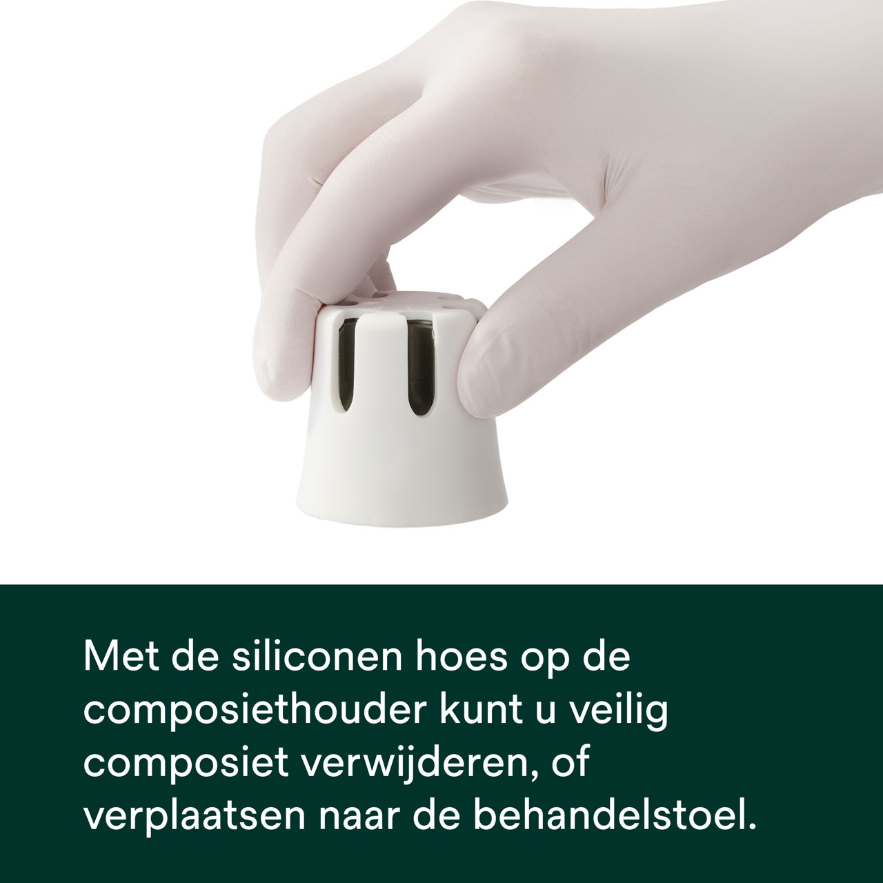 Solventum™ Filtek™ Composietverwarmer Vervangbare Siliconen Hoes 6520S, beeld 2, NL