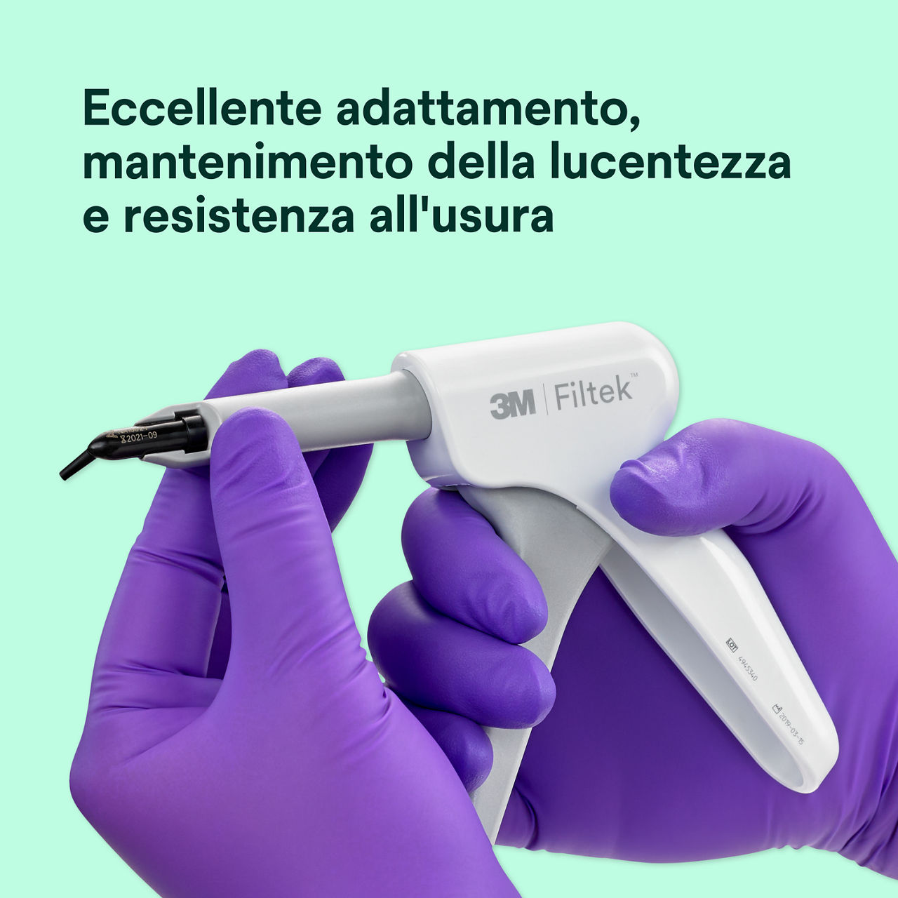 2- Filtek Supreme Flowable Capsule: Eccellente adattamento