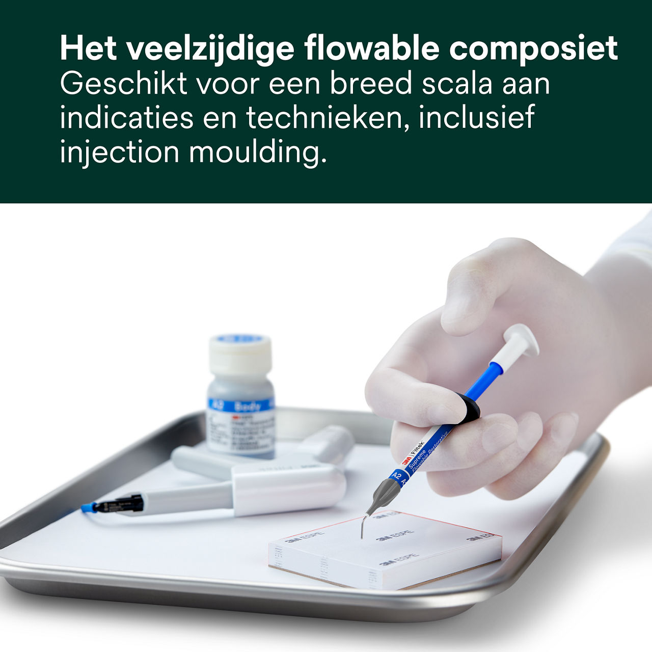 1- Filtek Supreme Flowable Syringe: Het veelzijdige flowable composiet