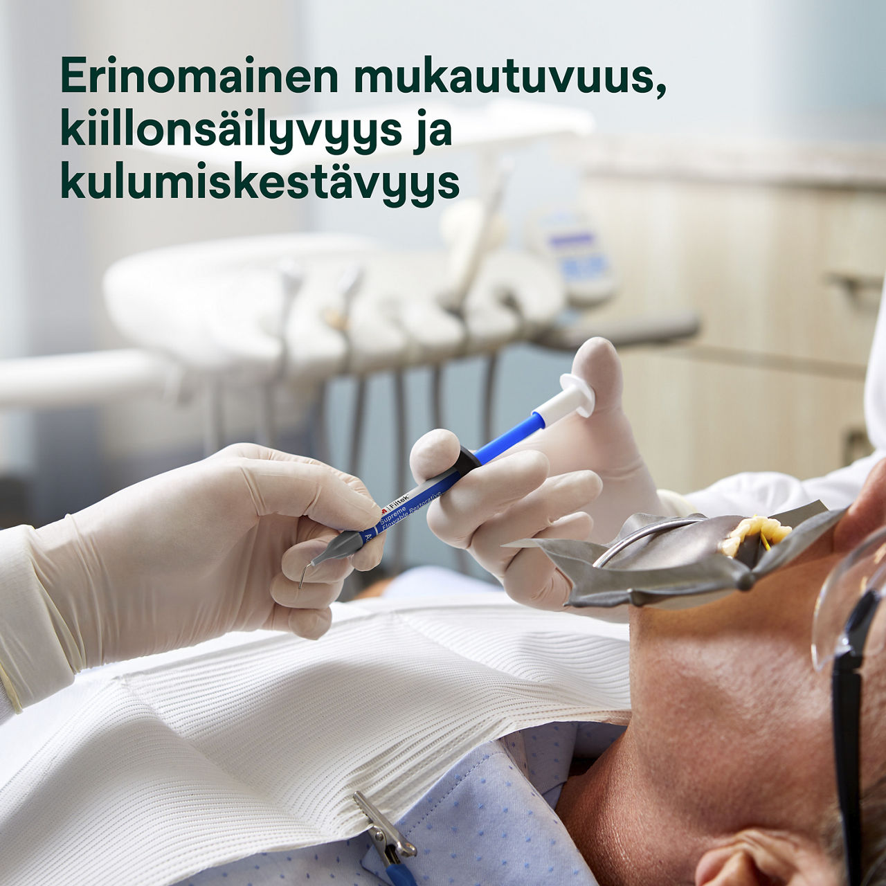 4- Filtek Supreme Flowable Syringe: Erinomainen mukautuvuus