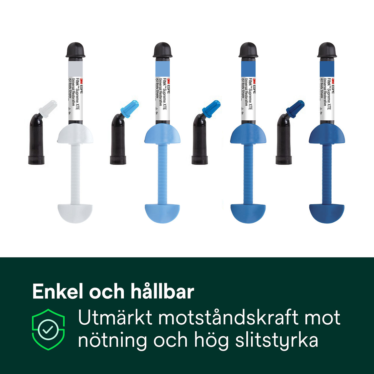 3- Filtek™ Supreme XTE: Enkel och hållbar