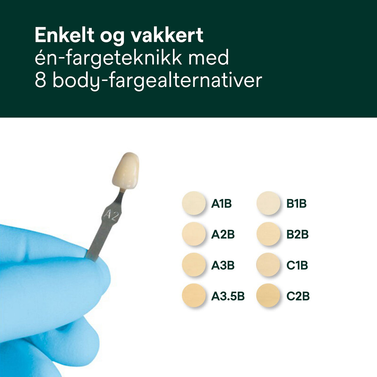 6- Filtek™ Supreme XTE: Enkelt og vakkert