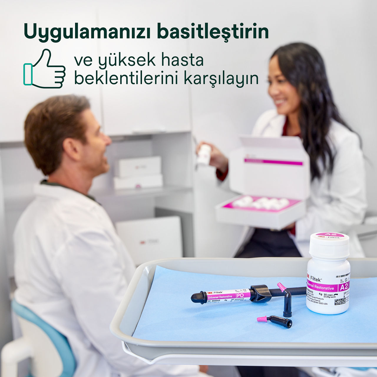 1- Filtek Universal: Uygulamanızı basitleştirin