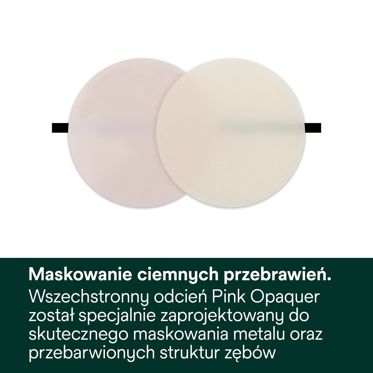 3- Filtek Universal: Maskowanie ciemnych przebrawień.