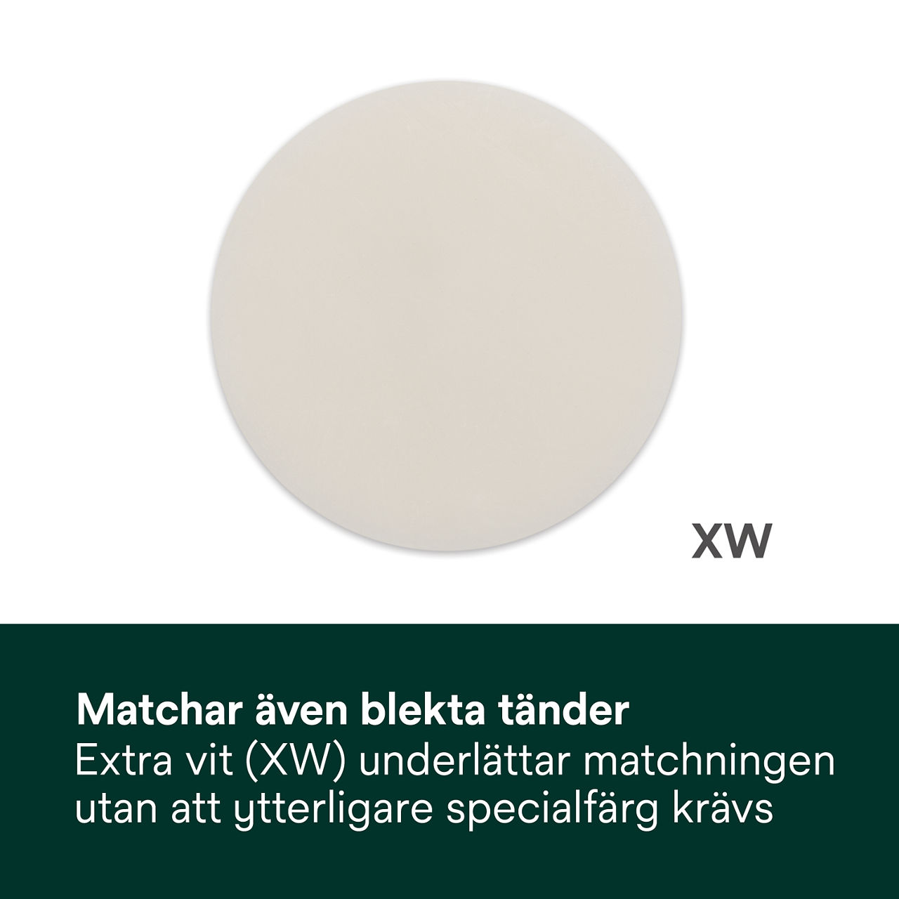 4- Filtek™ Universal: Matchar även blekta tänder