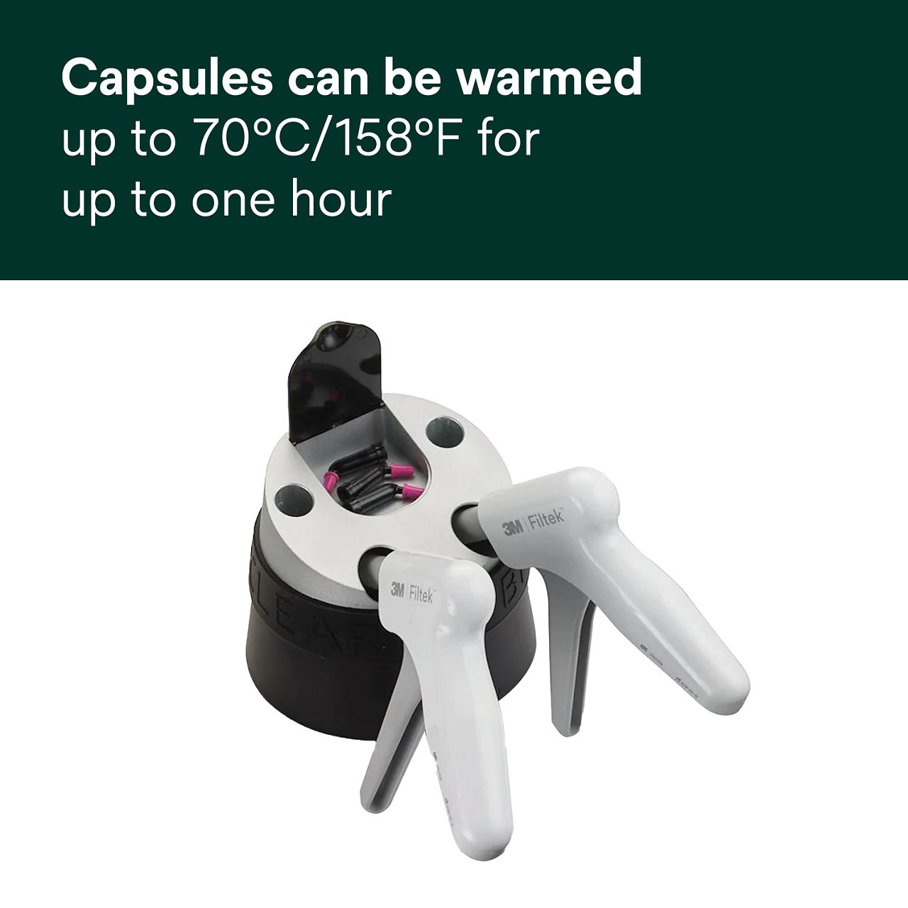 (5) Filtek Universal: Capsules can be warmed