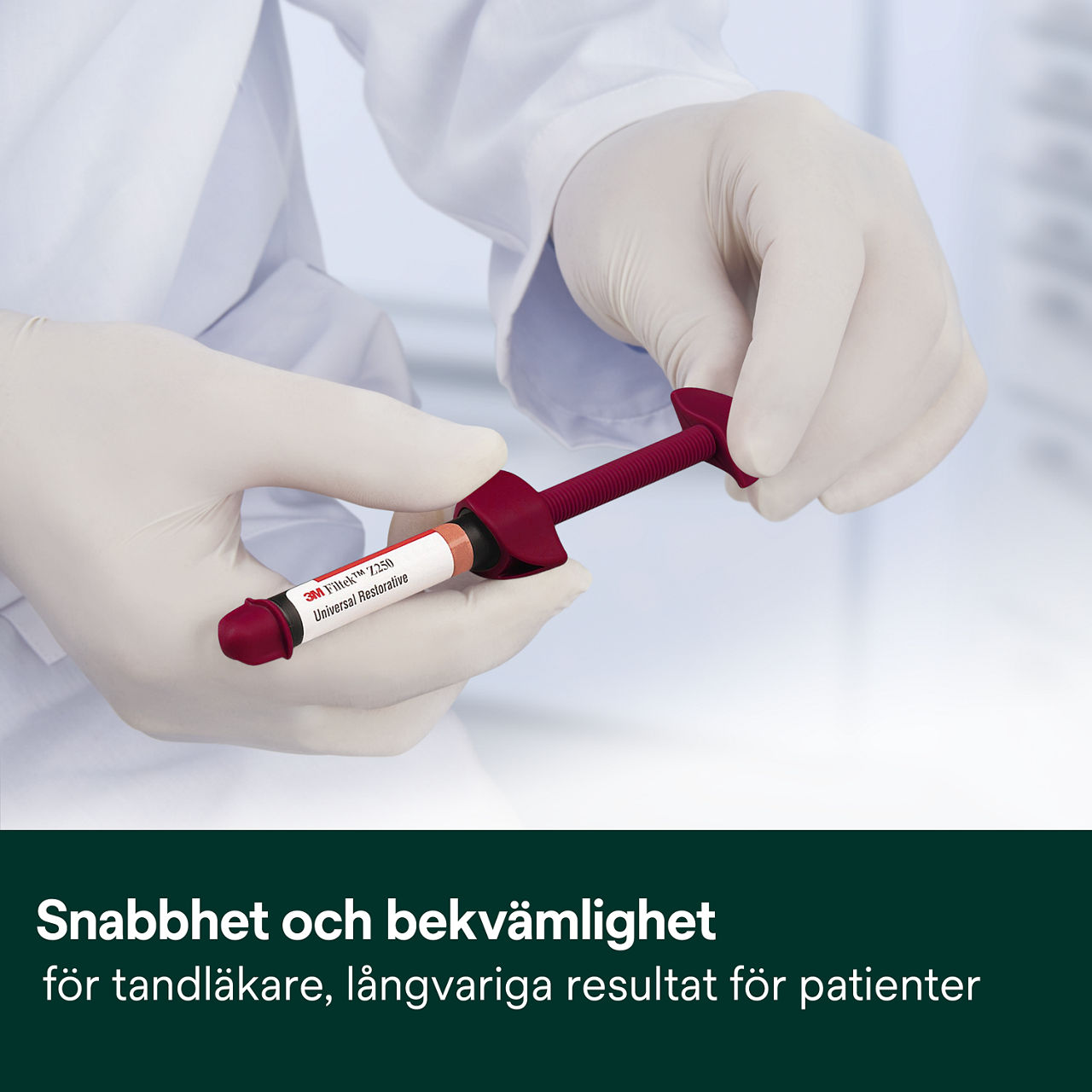 1- Filtek™ Z250 Syringe: Snabbhet och bekvämlighet