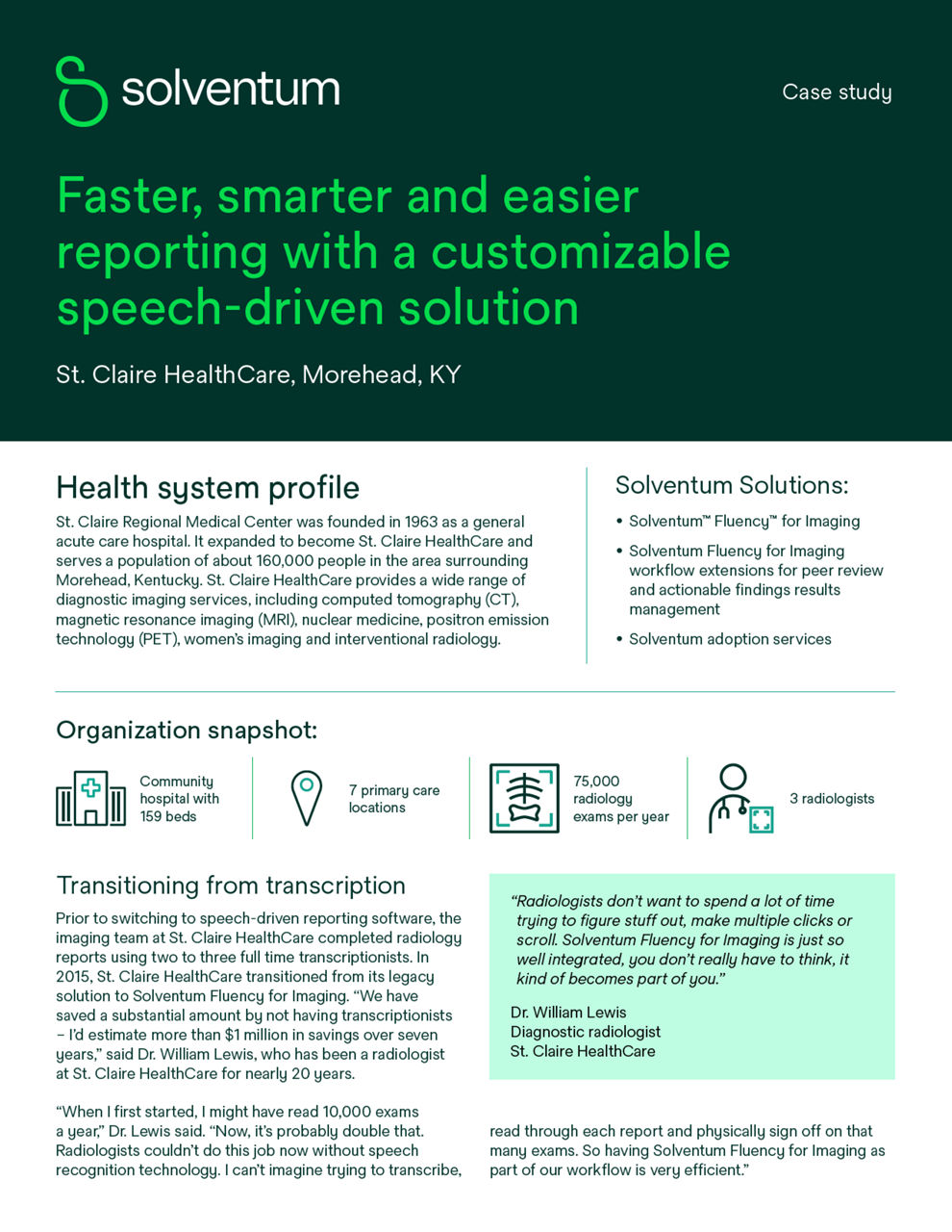 St. Claire HealthCare Case Study