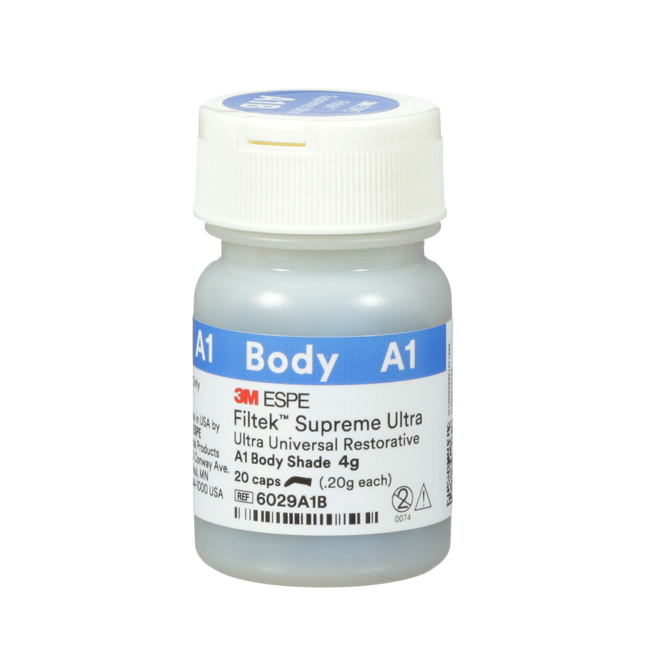 3M™ Filtek™ Supreme Ultra Universal Restorative, 6029A1B, 20 - 0.2g Capsules, A1B