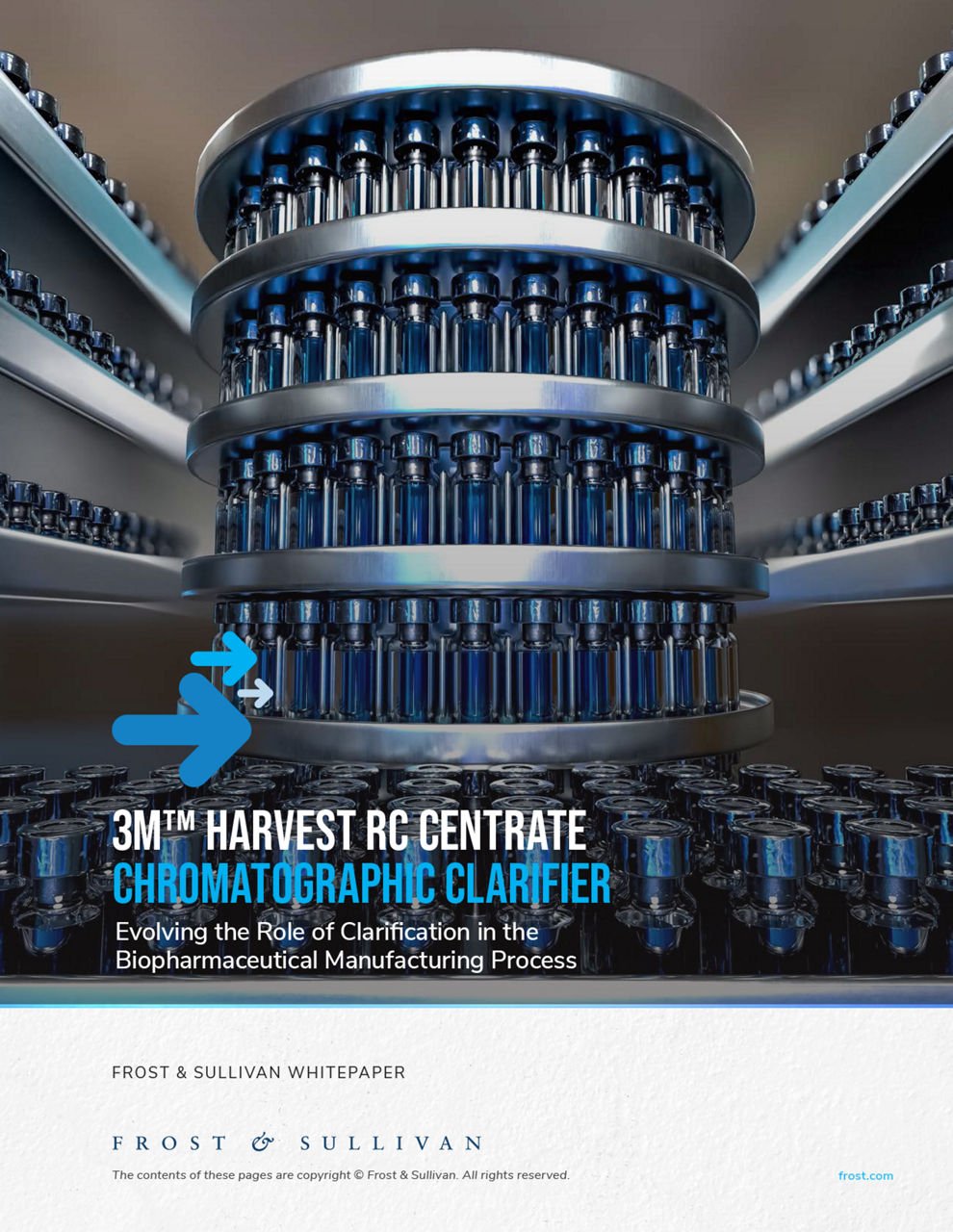 3M™ Harvest RC Chromatographic Clarifier Frost&Sullivan Whitepaper cover image jpg
