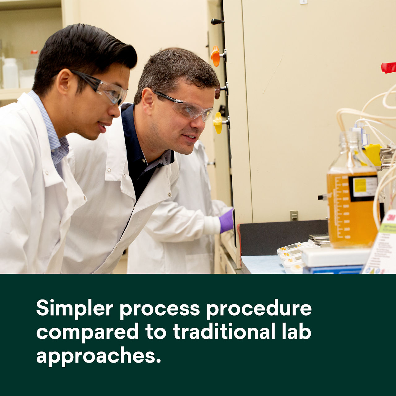 (4) Harvest RC: Simpler process procedure compared to traditional lab approaches