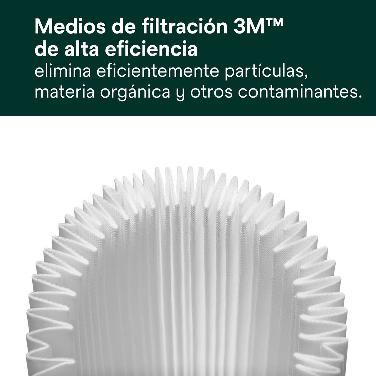 (3) High Flow HFR: Medio de filtración loft 3M.
