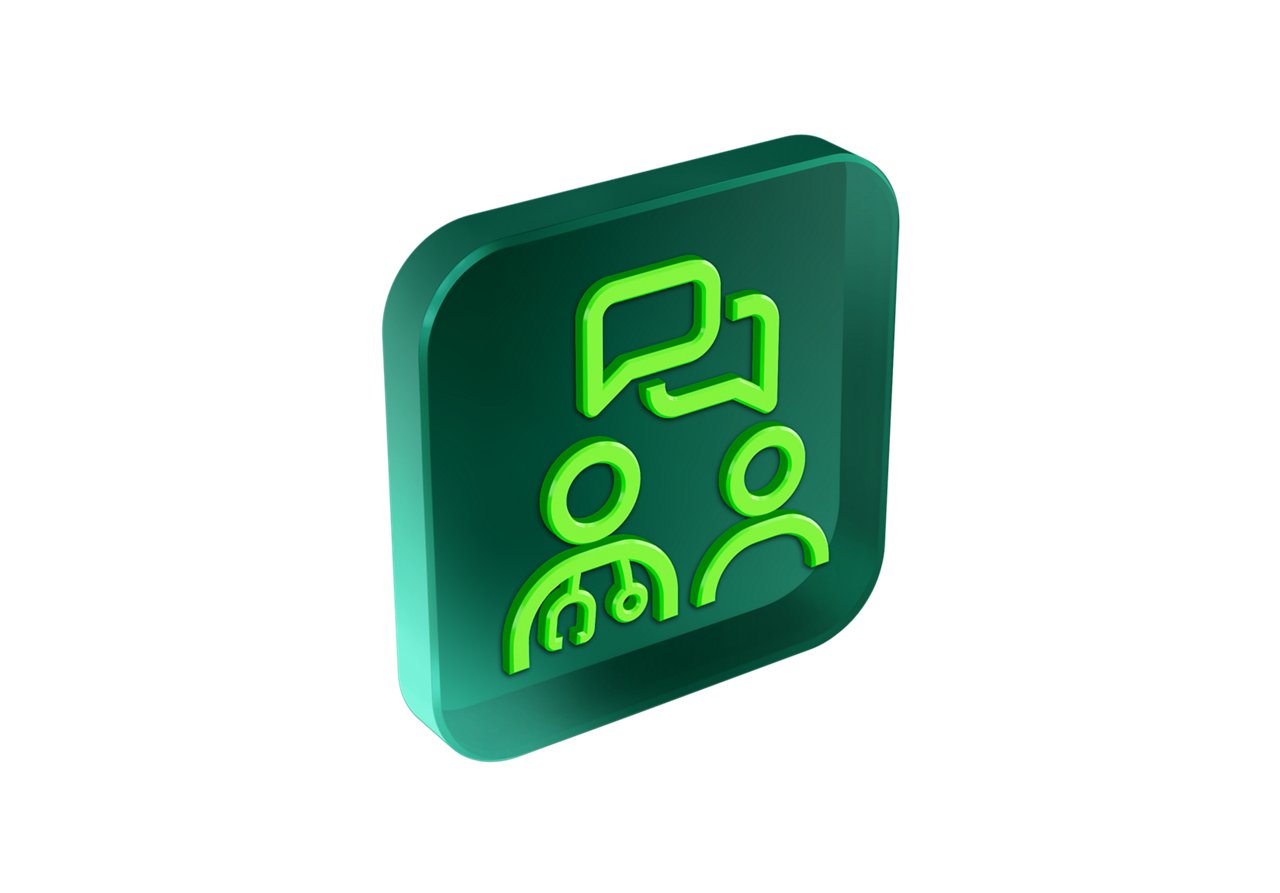A 3D Icon Rendering of Fluency Align. Fluency Align is an ambient clinical documentation solution that transforms the experience of health care by making clinical documentation a by-product of the patient-physician conversation, and not a separate task for the doctor. This enables doctors to focus completely on the patient without technology or note capturing getting in the way.