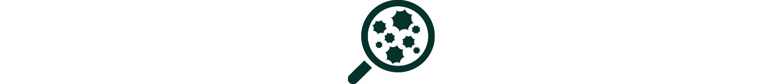 Pictogram som illustrerar en infektion, förstoringsglas, bakterier, Kirurgiska platsinfektioner, ISQ, vektorillustration