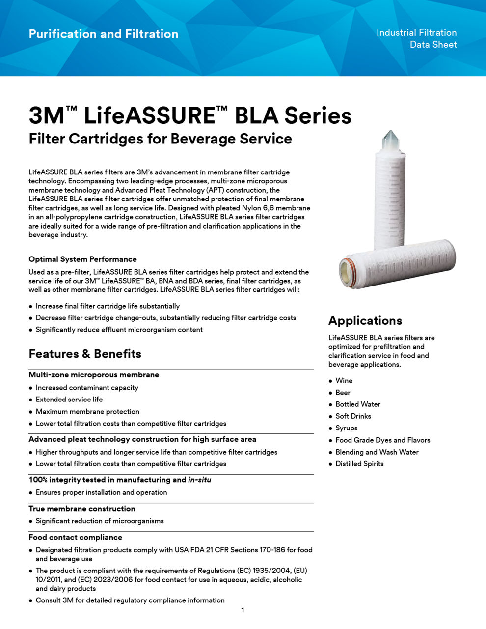 17799 LifeASSURE BLA Series Data Sheet