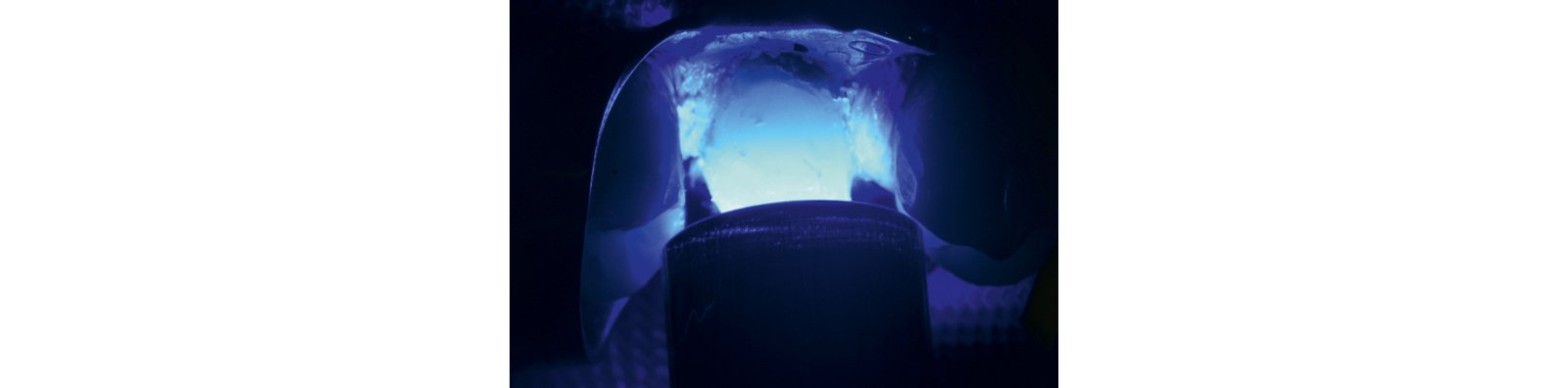 Light-cure of the composite core build-up
