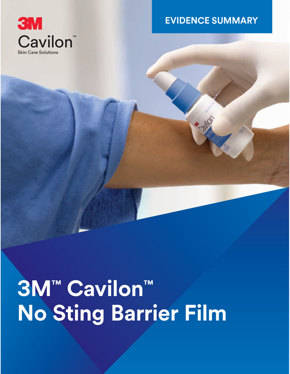 Cavilon No Sting 배리어 필름 임상 증거 요약 커버 미리보기