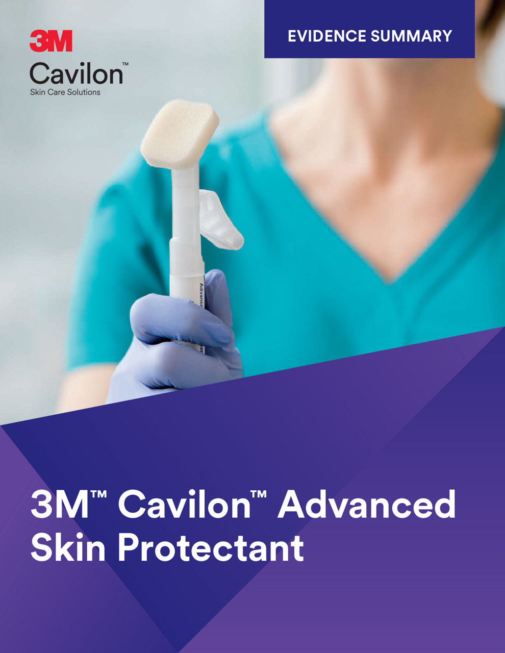 Cavilon Advanced Skin Protectant clinical evidence summary cover preview