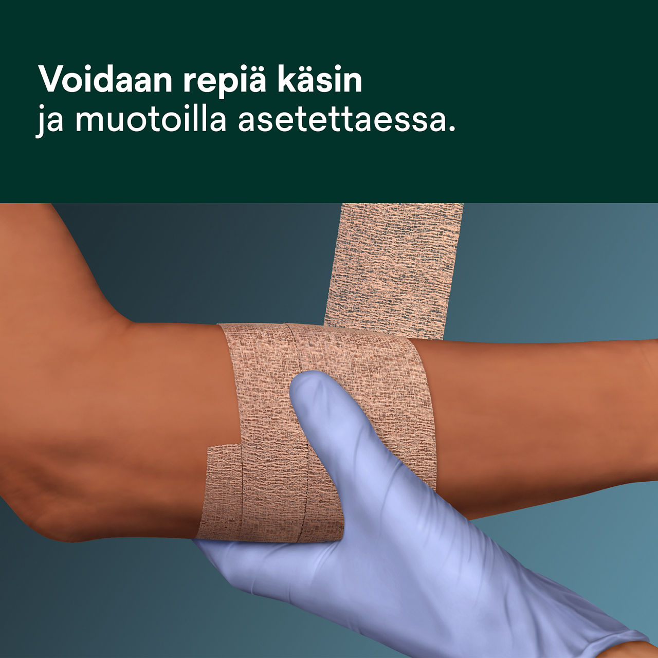 2 - Coban Self-Adherent Non-Latex: Voidaan repiä käsin